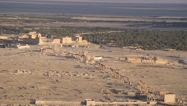 Blick auf Palmyra, das heutige Tadmur