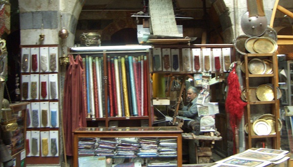 Herstellung von Damast in Damaskus