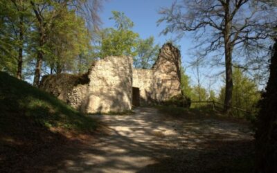 Die Burgruine Leienfels in der Fränkischen Schweiz