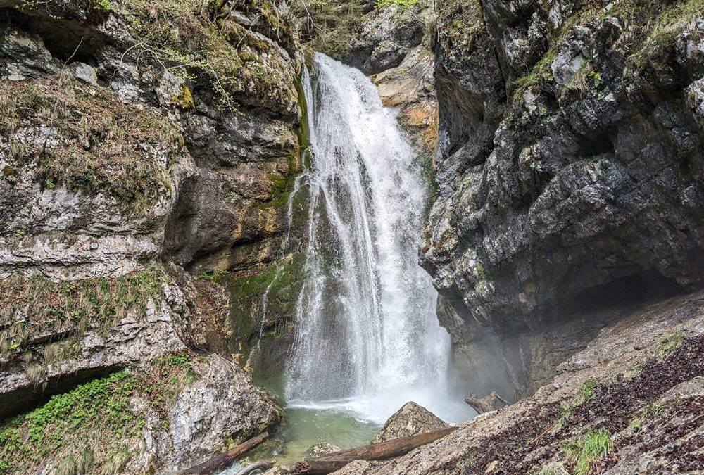 Mostnica Klamm oder Savica Wasserfall?