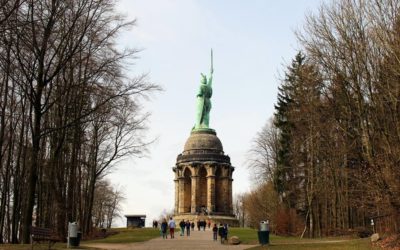 Das Hermannsdenkmal in Teutoburger Wald